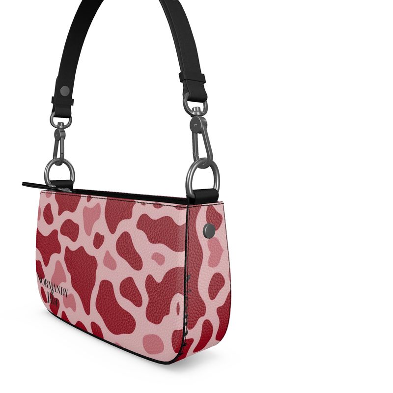 Pinky Red Cow Box Bag